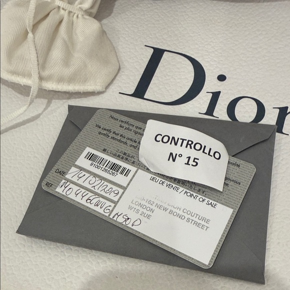 Christian Dior Saddle Bag Medium Nude Grained Leather – NEW Never Used Authentic - Picture 2 of 11